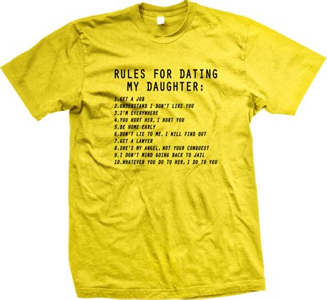 rules for dating my daughter funny dad father humor meme famous mens t shirt ebay