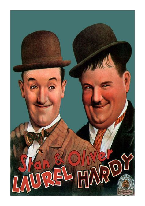 Laurel And Hardy A4 Vintageretro Film Poster Comedy Classic Laurel And