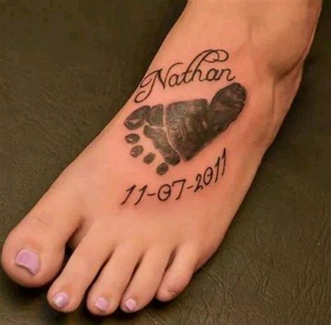 Cute Idea Foot On Foot Baby Feet Tattoos Tattoos For Daughters
