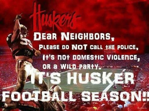 Husker Season Husker Football Nebraska Huskers Football Nebraska