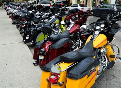 Motorcycles Parked Free Stock Photo Public Domain Pictures