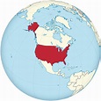 Map Of Usa On Globe – Topographic Map of Usa with States