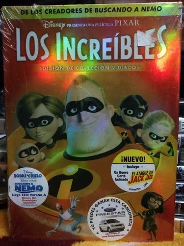 Los Increíbles Edición De Colección 2 Discos Dvd Meses Sin Interés