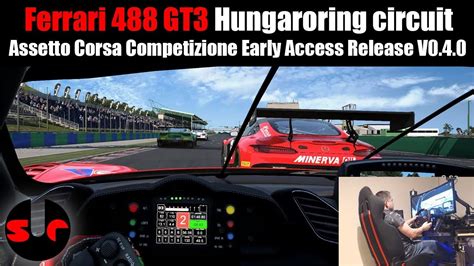 Assetto Corsa Competizione Ferrari Gt Hungaroring Youtube