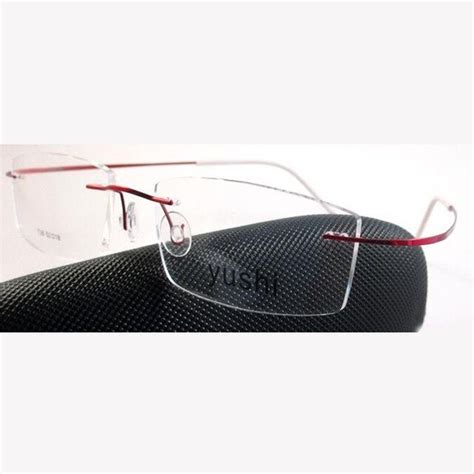 superelastic steel wire frameless glasses frame ultra light fashion rimless memory titanium