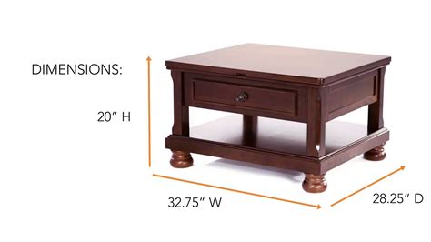 Check spelling or type a new query. Porter Rectangular Lift-Top Cocktail Table from Ashley ...