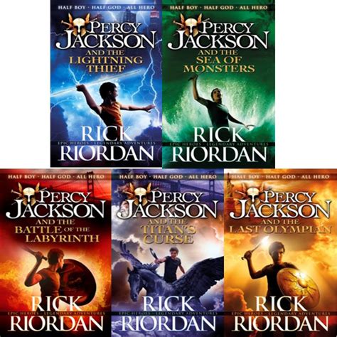 Percy Jackson Book Collection Rick Riordan Costco Uk