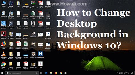 Tap change to change the picture. How to Change Desktop Background on Windows 10 - Howali