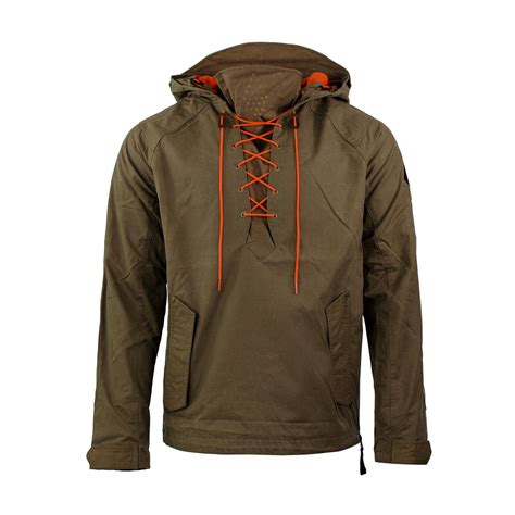 Mens Anorak Jacket Waxed Canvas Pullover Alps And Meters