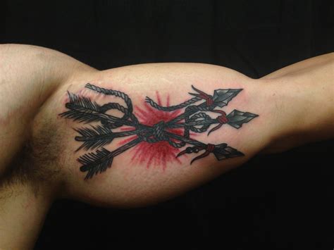Arrow Tattoo Black And Red Tattoo New Ink Ideas Red Tattoos