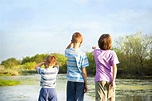Children Explore Nature Royalty Free Stock Photos - Image: 32551348