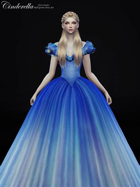 Cinderella Ball Grown Poses Set At Flower Chamber Sims 4 Updates