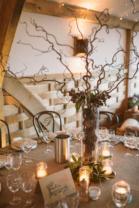 A Rustic Winter Wedding At Cripps Barn With Diy Home Made Decor And