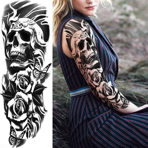 Skulls Tattoo Sleeve