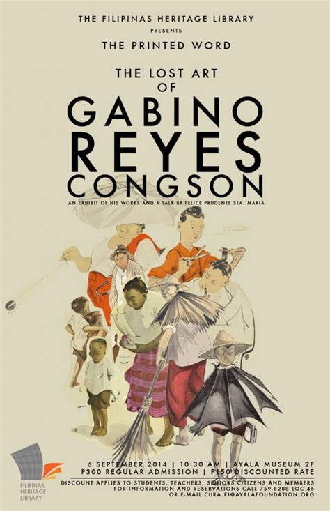 Filipinas Heritage Library Presents The Lost Art Exhibit Of Gabino