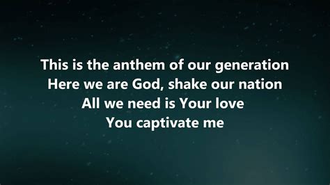 The Anthem Jesus Culture W Lyrics Youtube