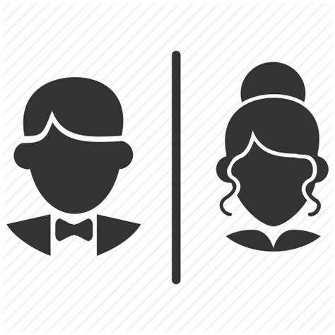 Wc Toilet Man And Woman Icon Png Transparent Background Free Download