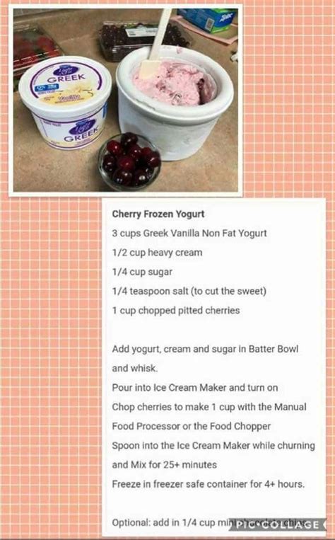 An ice cream maker allows you to create your own frozen desserts with wholesome ingredients like fruit and yogurt. Pin on Pampered Chef ice cream machine
