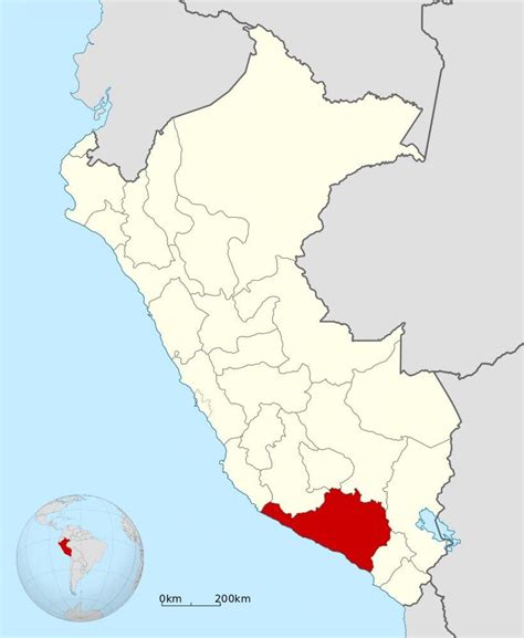 Arequipa Peru Map Map Of Arequipa Peru South America Americas