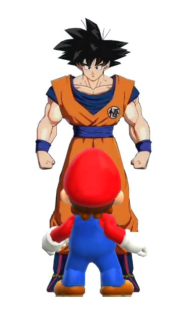 Mario Meet Goku By Banjo2015 On Deviantart