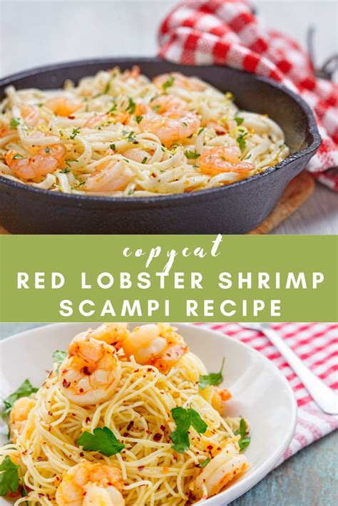 Transfer shrimp to a plate. Red Lobster Shrimp Scampi Recipe - Fast Food Menu Prices ...