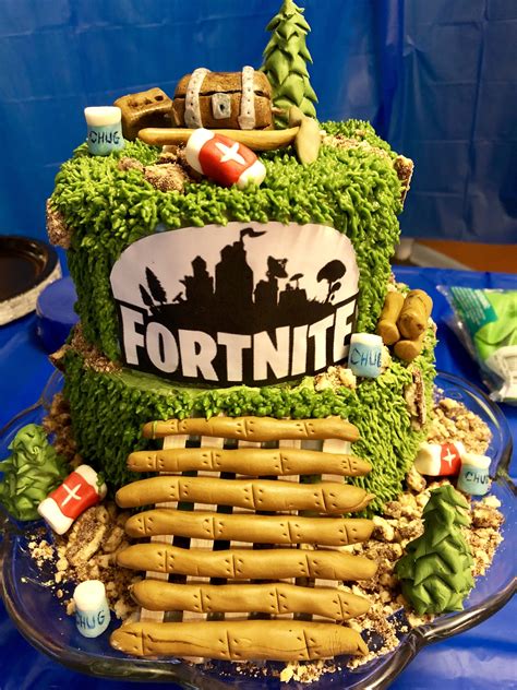 Fortnite Birthday Cake Boy Birthday Cake 13 Birthday Cake Birthday