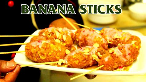 Banana Sticks Recipe Youtube