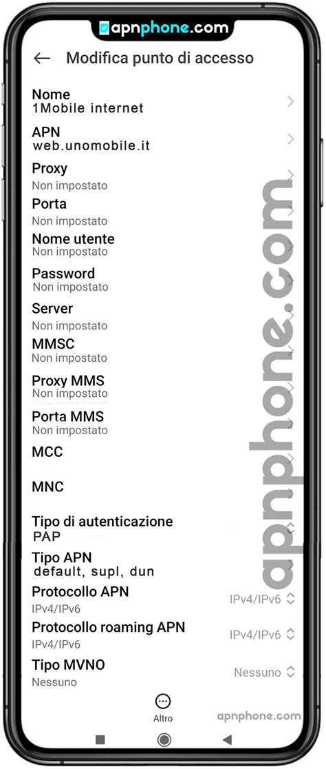 Apn 1mobile Italia Android Iphone Internet Apn 5g
