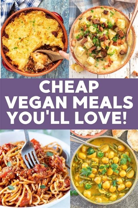 Cheap Vegan Meals Cheap Vegan Meals Vegan Recipes Easy Budget Friendly Recipes