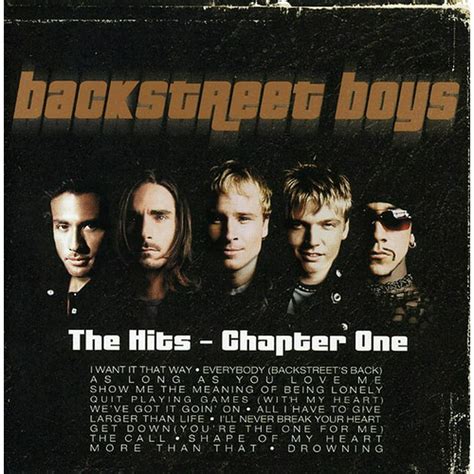 Backstreet Boys Greatest Hits Chapter One Cd