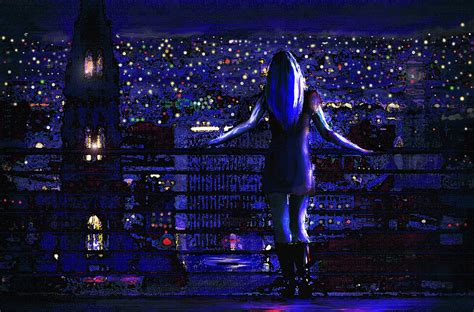 City Nights City Lights Digital Art By Jane Schnetlage Fine Art America