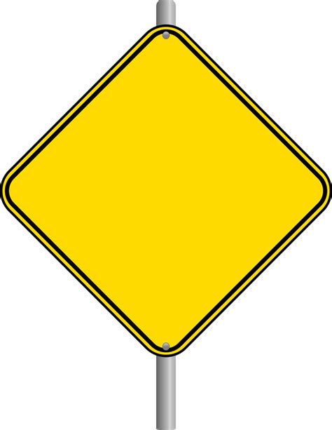 Blank Construction Sign PNG Image PNG All PNG All