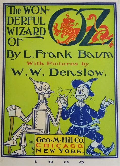 The Wonderful Wizard Of Oz L Frank Baum First Edition Rare
