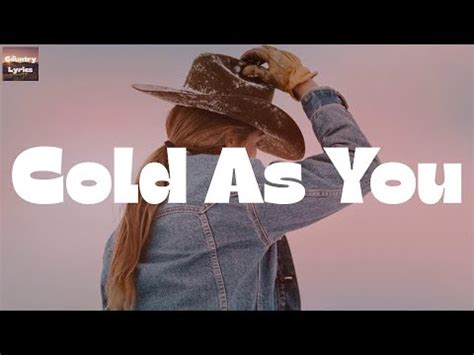 Luke Combs Cold As You Lyrics YouTube