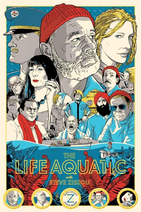 The Life Aquatic With Steve Zissou 2004 1900 2850 By Joshua Budich