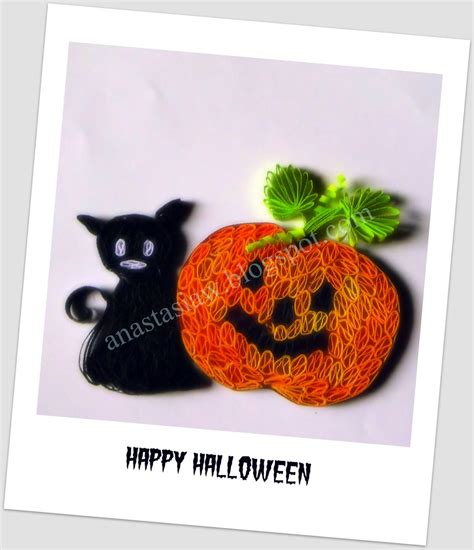 Quilling Halloween Card Anastasia Annie Wahalatantiri Flickr