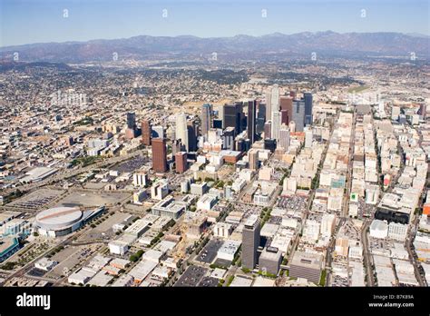 Downtown Los Angeles Aerial View Stock Photo Alamy