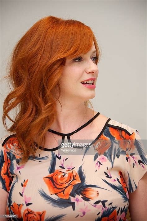 Christina Hendricks At The Mad Men Press Conference At The Four