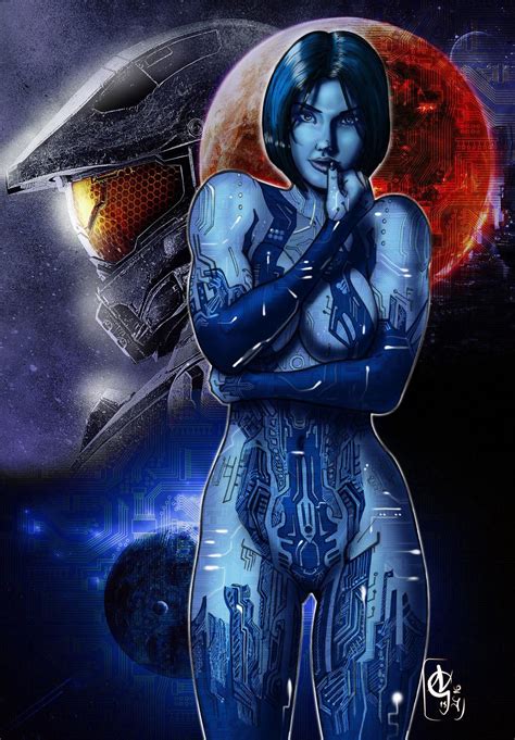 Cortana Xboxoriginal Halo 5 Guardians Cortana Halo Halo Master Chief