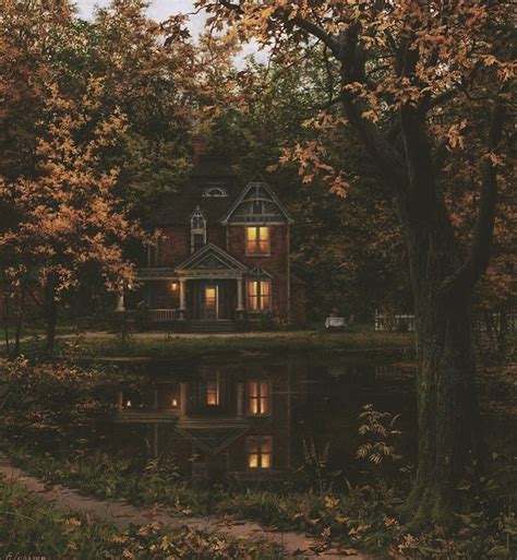 🍂🏠🍁 Fairytale Cottage Dark House Romantic Homes