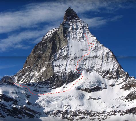 Video Skiing The East Face Of The Matterhorn Snowbrains