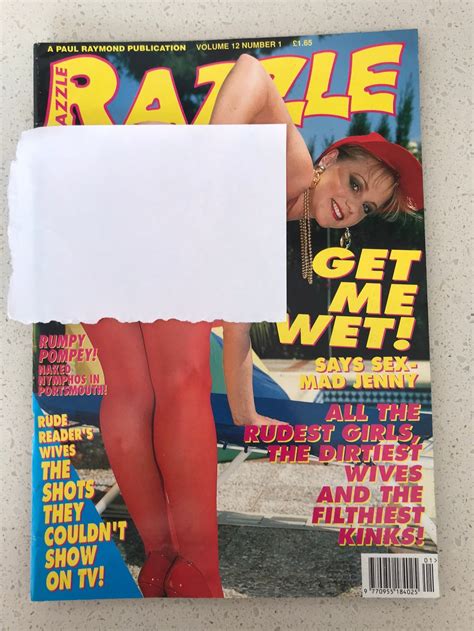Vintage Razzle Magazine Vol 12 No 1 1994 Glamour Adult Etsy Uk