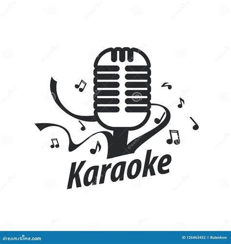 Karaoke Del Logotipo Del Vector Ilustración Del Vector Ilustración De