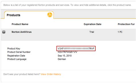 Norton Antivirus 2011 Product Key 6 Months Valid License