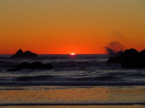 Warm Ocean Sunset Royalty Free Photo