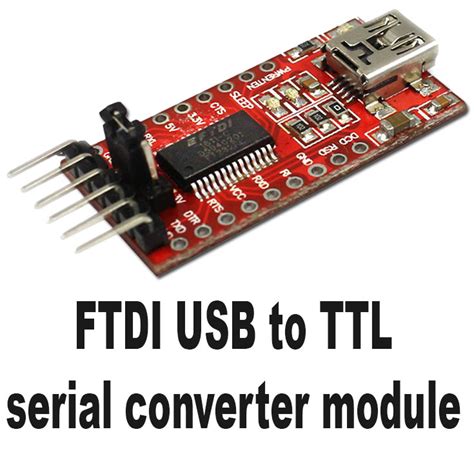 Ftdi Usb To Ttl Serial Converter Module Behind The Scenes