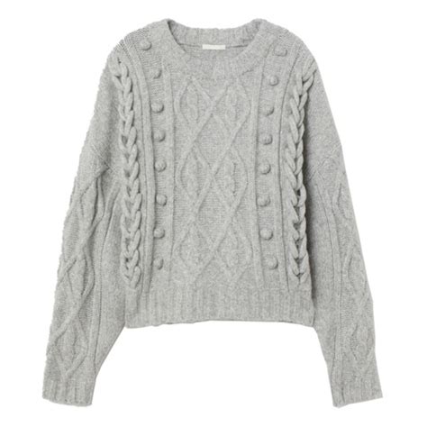 Hm Cable Knit Sweater Story Rain