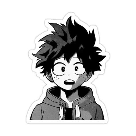 Deku Sticker Sticker By Modmomo Anime Character Drawing Dark Anime
