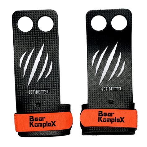 Bear Komplex 2 And 3 Hole Carbon Hand Grips For At Home Workouts Like