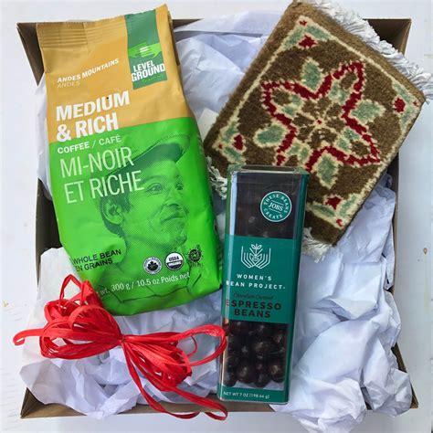 I sent the coffee lovers gift box to a friend. Coffee Lovers Mystery Box Small - Global Gifts